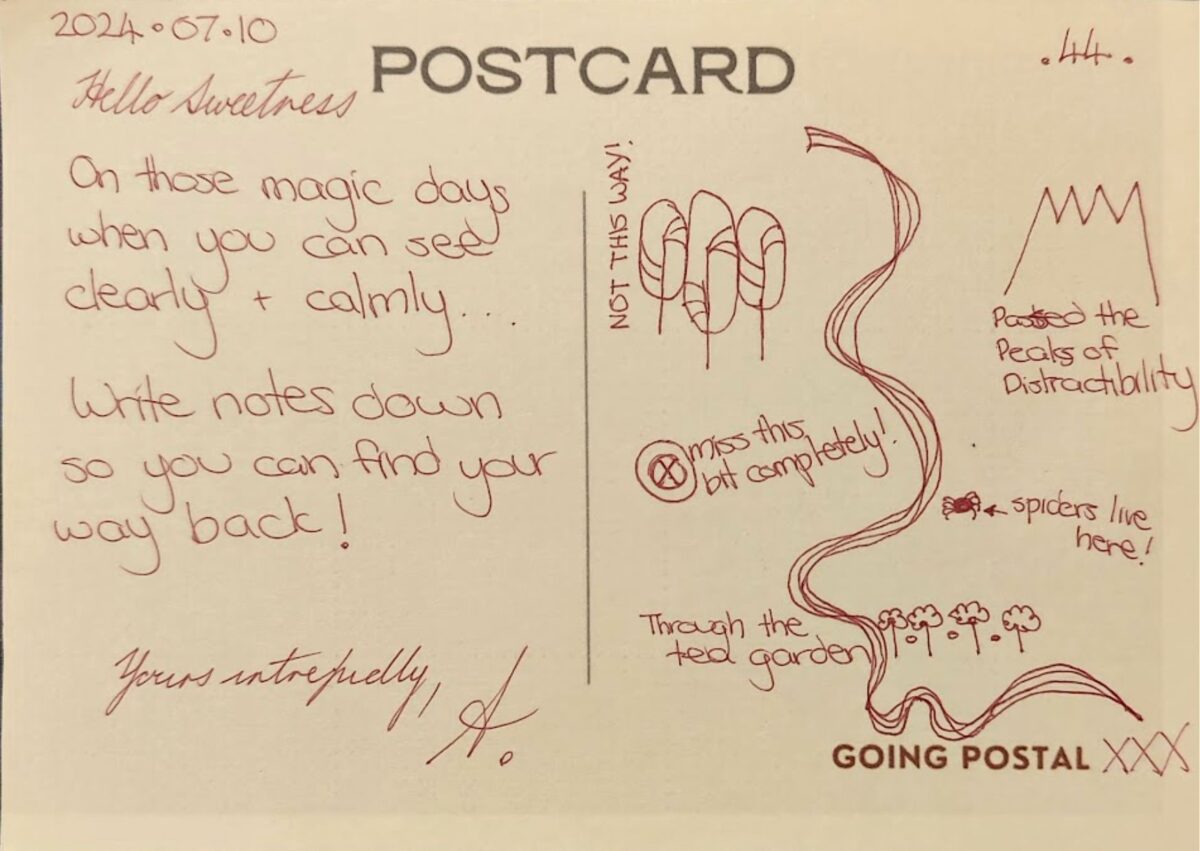 Going Postal Handwritten Postcard 44