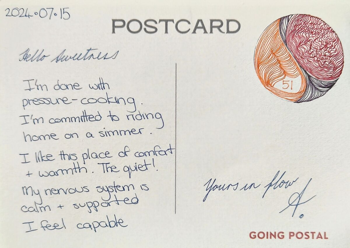 Going Postal Handwritten Postcard 51