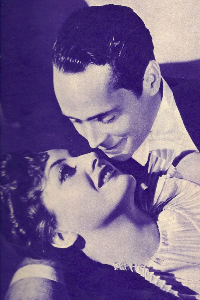 Joan Crawford e Franchot Tone nel film: La danza di Venere 1933